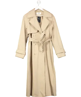 4th & Reckless Beige Trench Coat UK 12