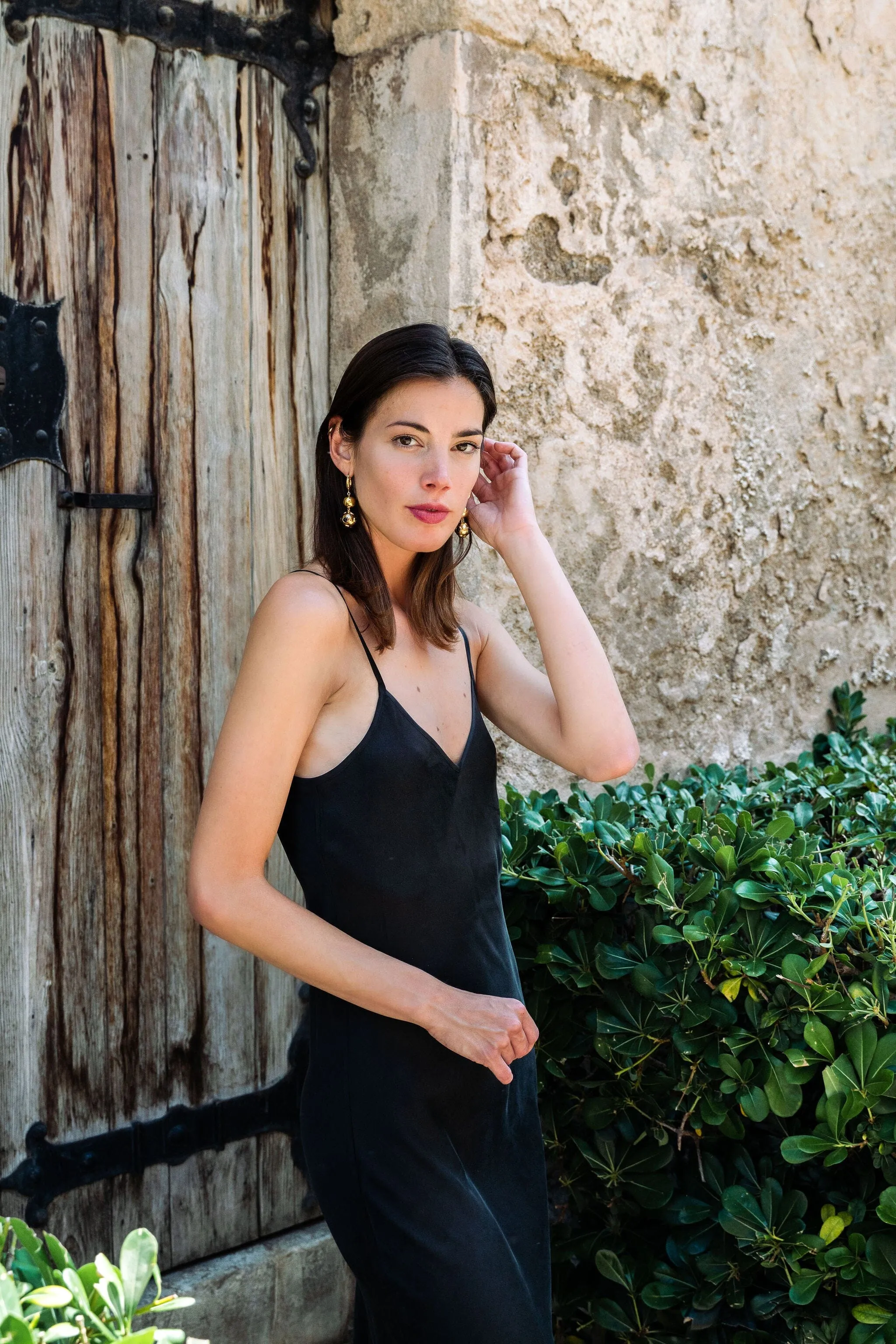 90s Icon V Slip Dress - Solid Colours