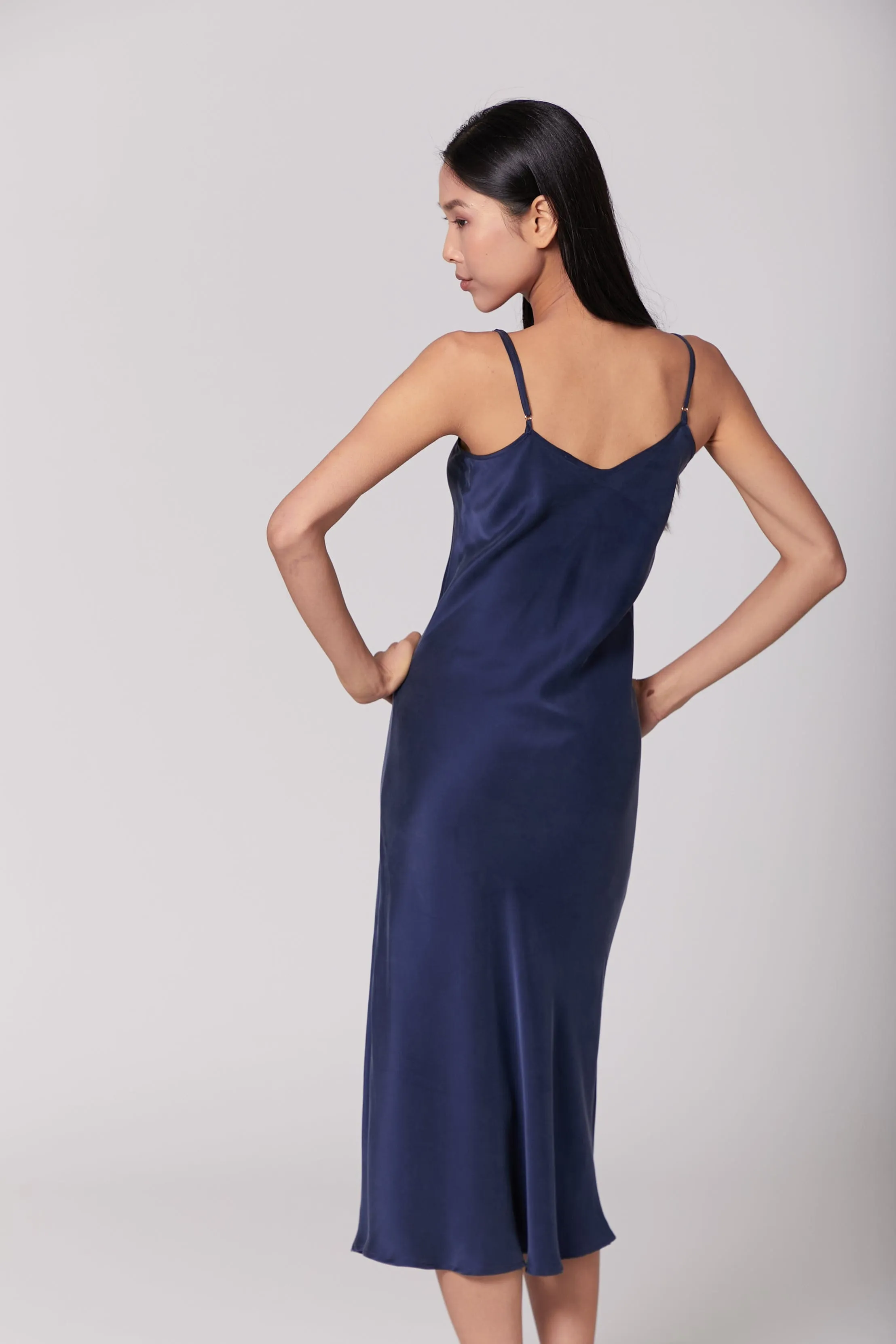 90s Icon V Slip Dress - Solid Colours