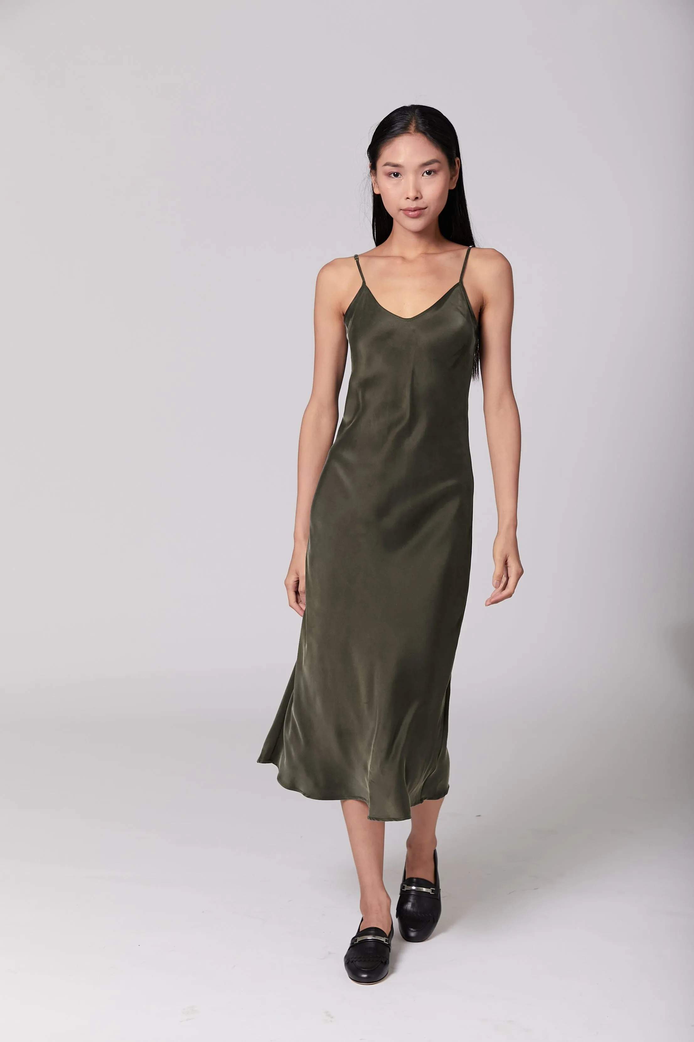 90s Icon V Slip Dress - Solid Colours