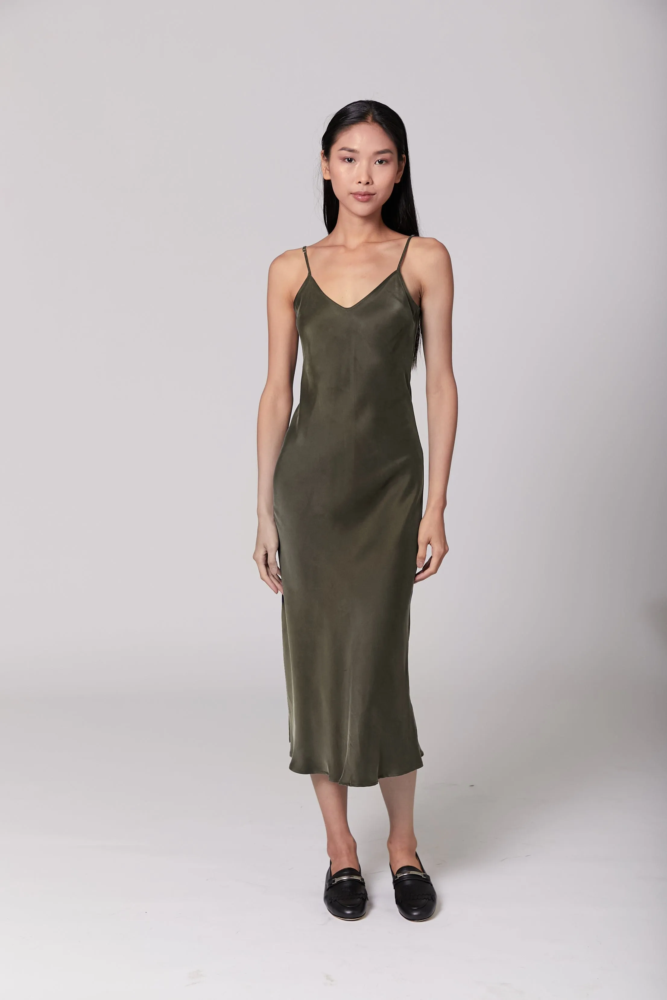 90s Icon V Slip Dress - Solid Colours