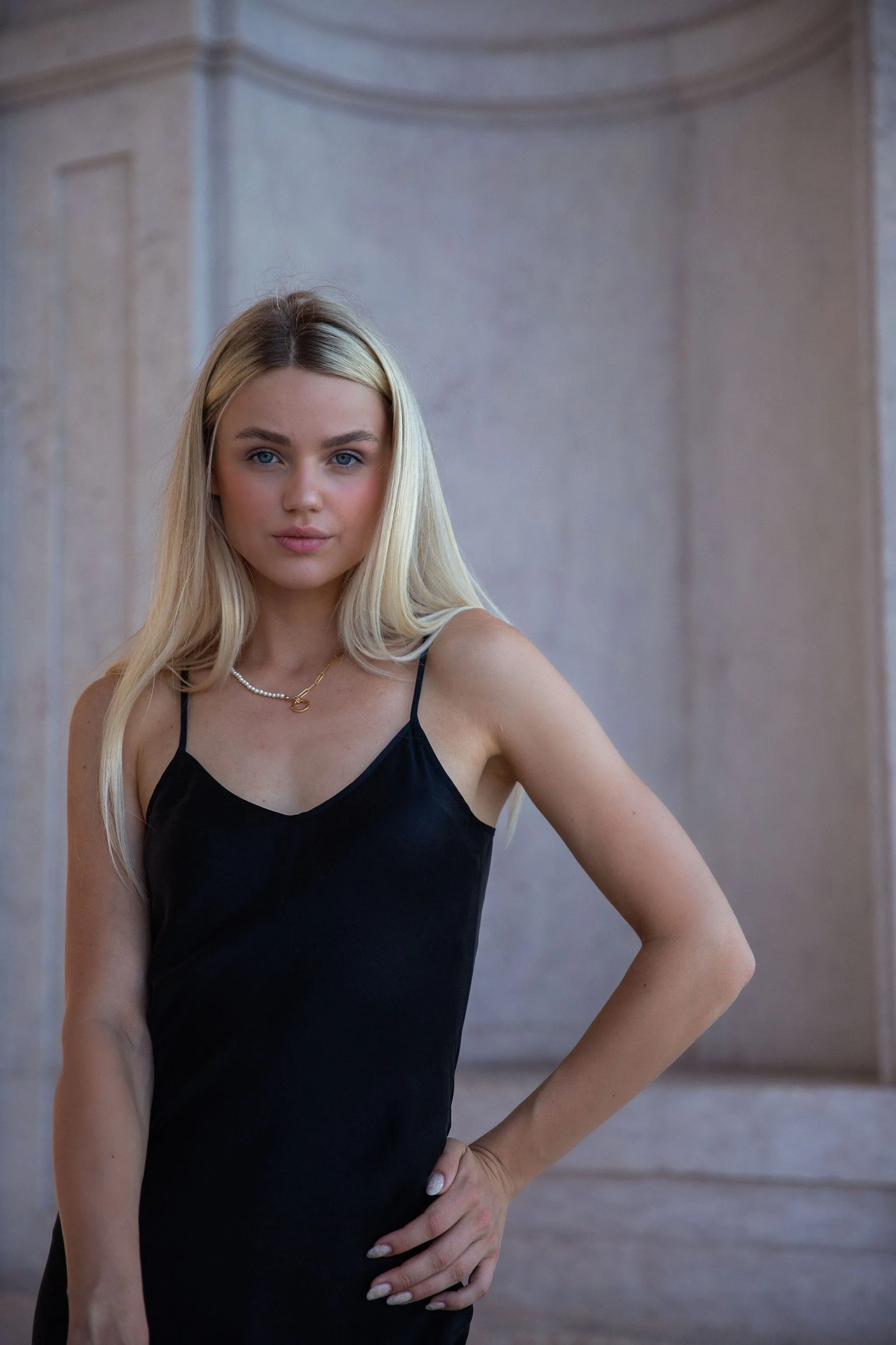 90s Icon V Slip Dress - Solid Colours