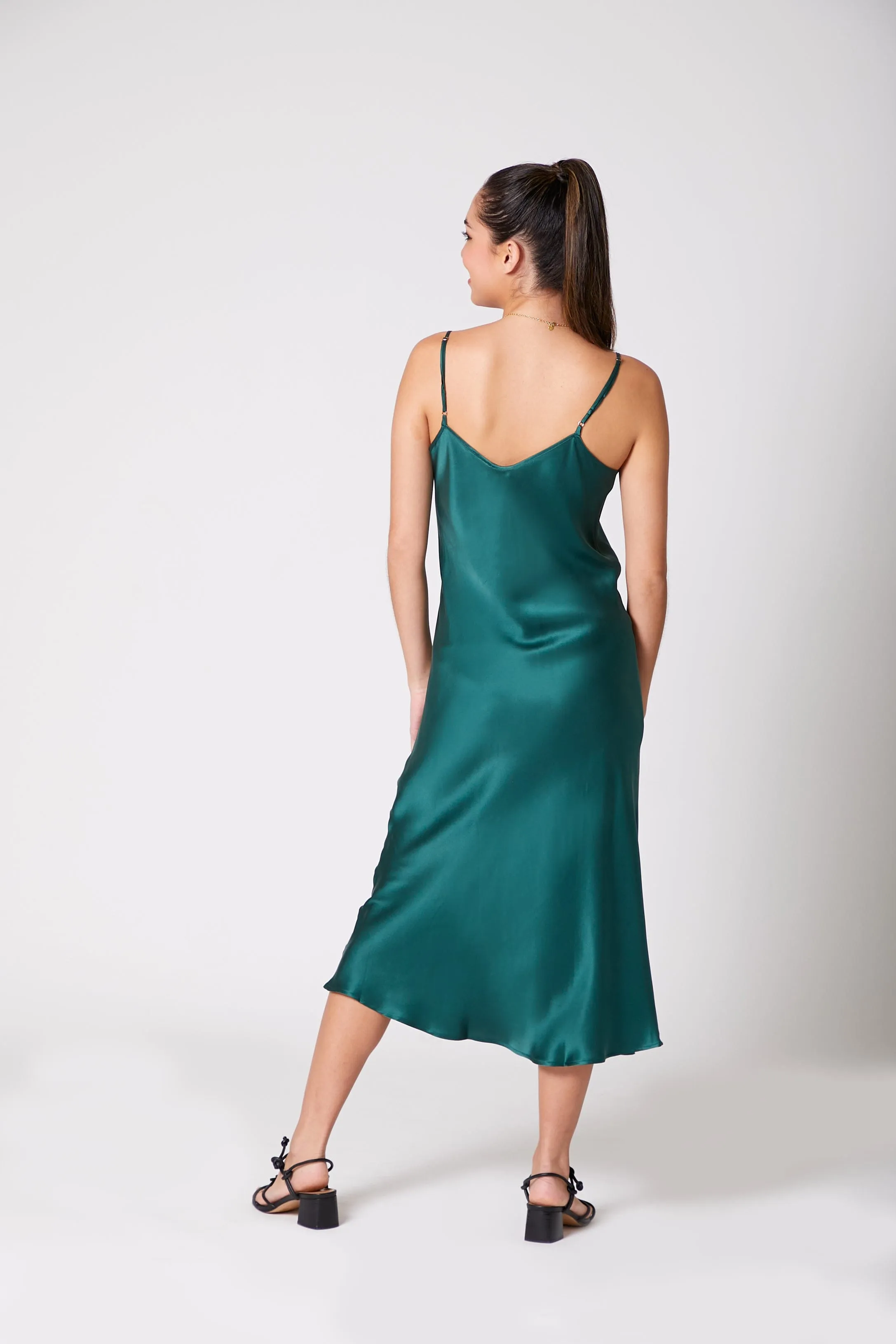 90s Icon V Slip Dress - Solid Colours
