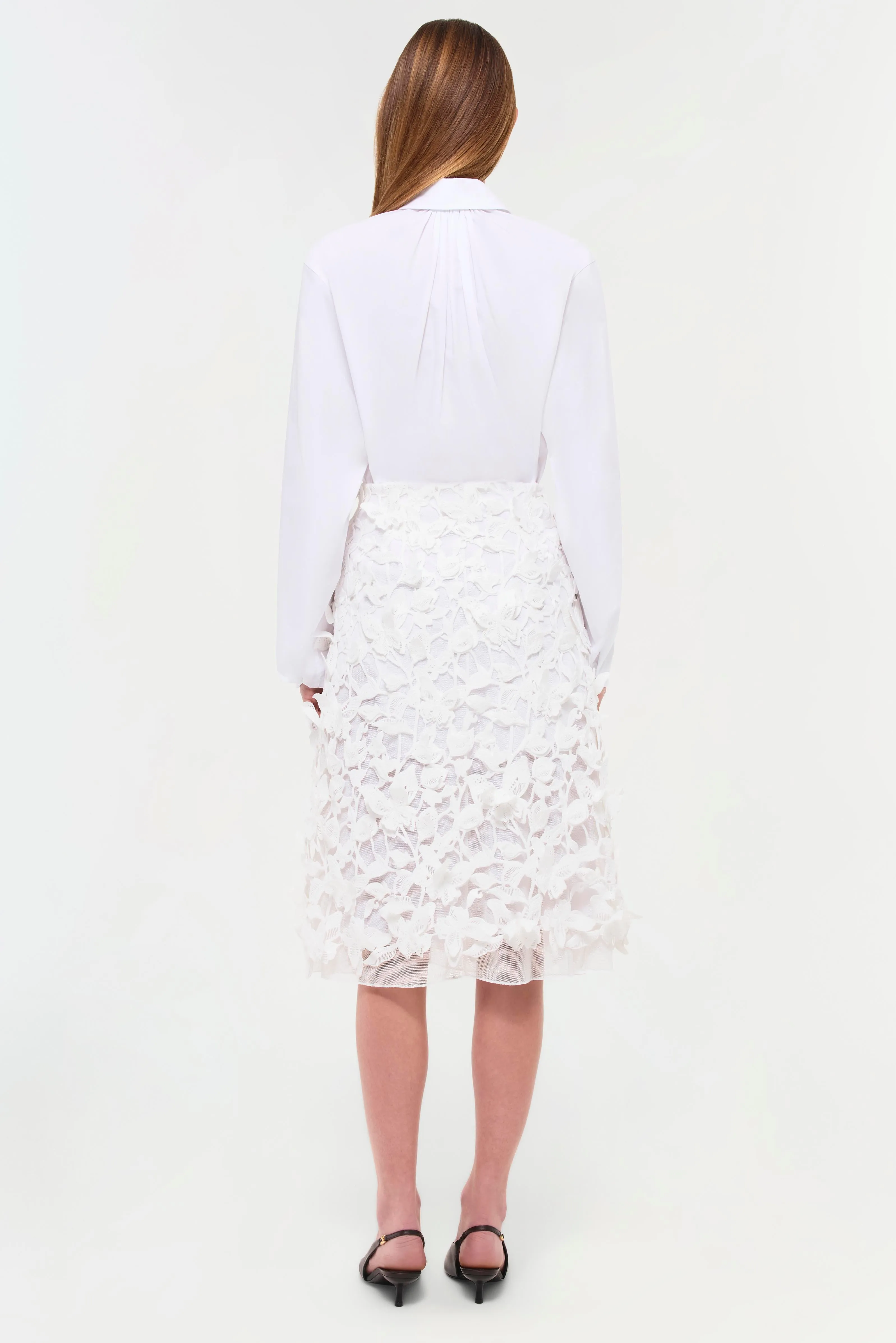 Ambrosia Applique Midi Skirt