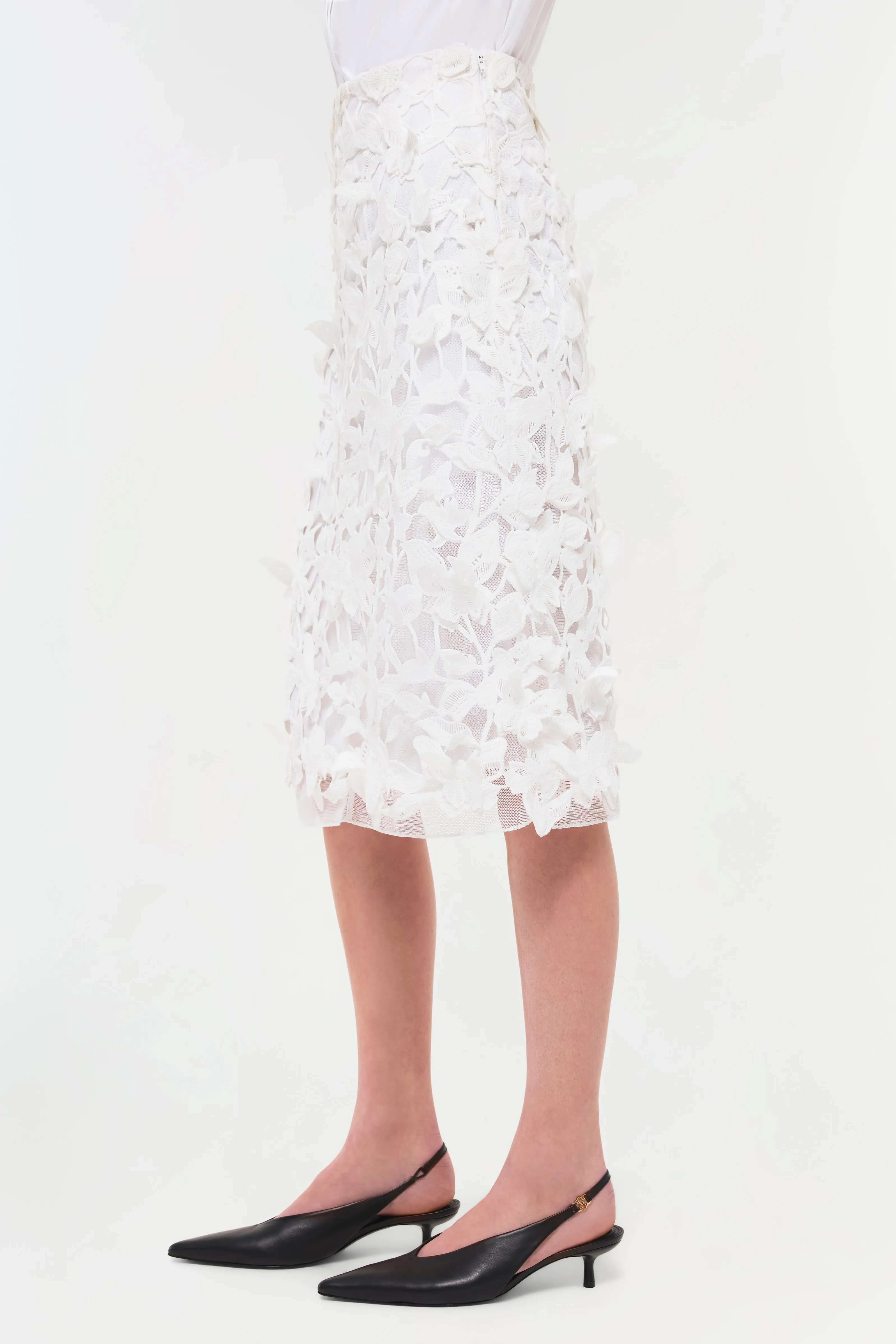 Ambrosia Applique Midi Skirt