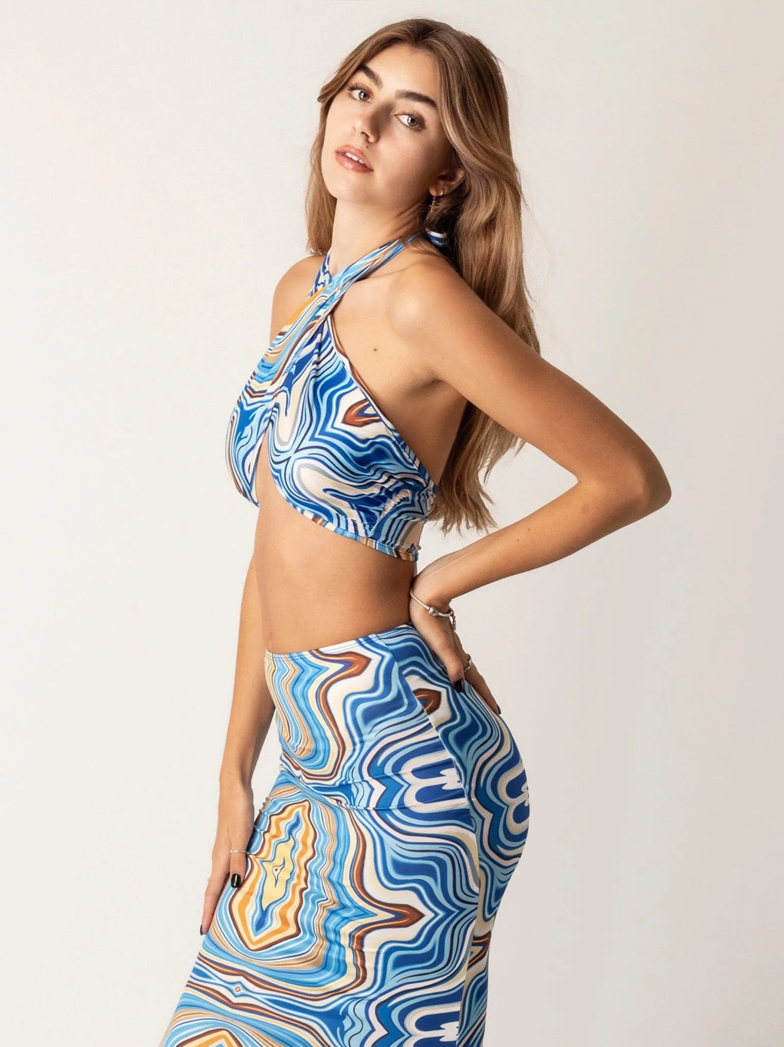 Azurelee Two Piece Maxi Skirt