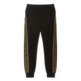 Balmain Black and Gold Sweatpants