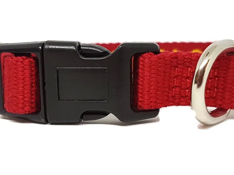 Bamboo Dog ID Collar Personalised Embroidery