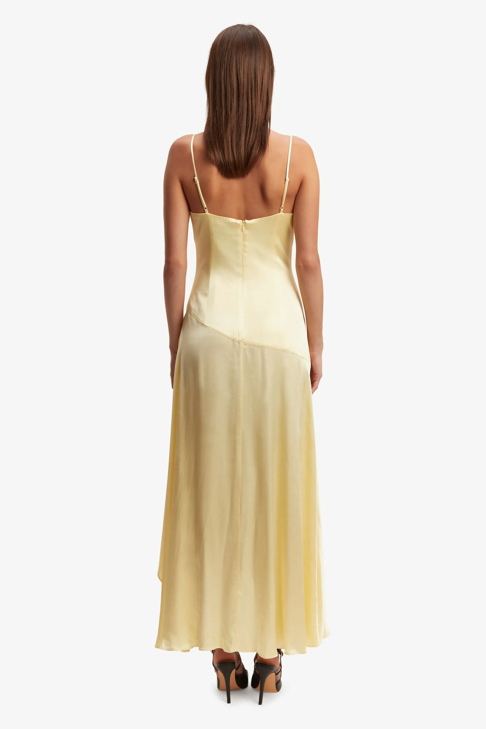 Bardot Sierra Midi Dress in Canary Yellow