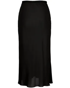 Black Bias Skirt