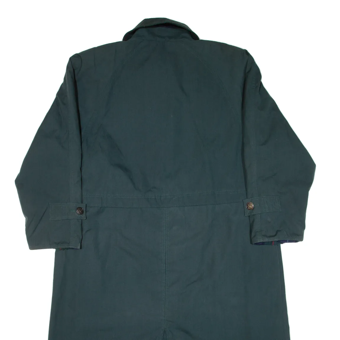 Blanket Lined Womens Overcoat Coat Green M