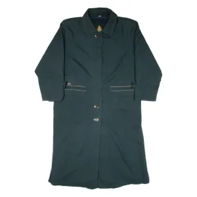 Blanket Lined Womens Overcoat Coat Green M