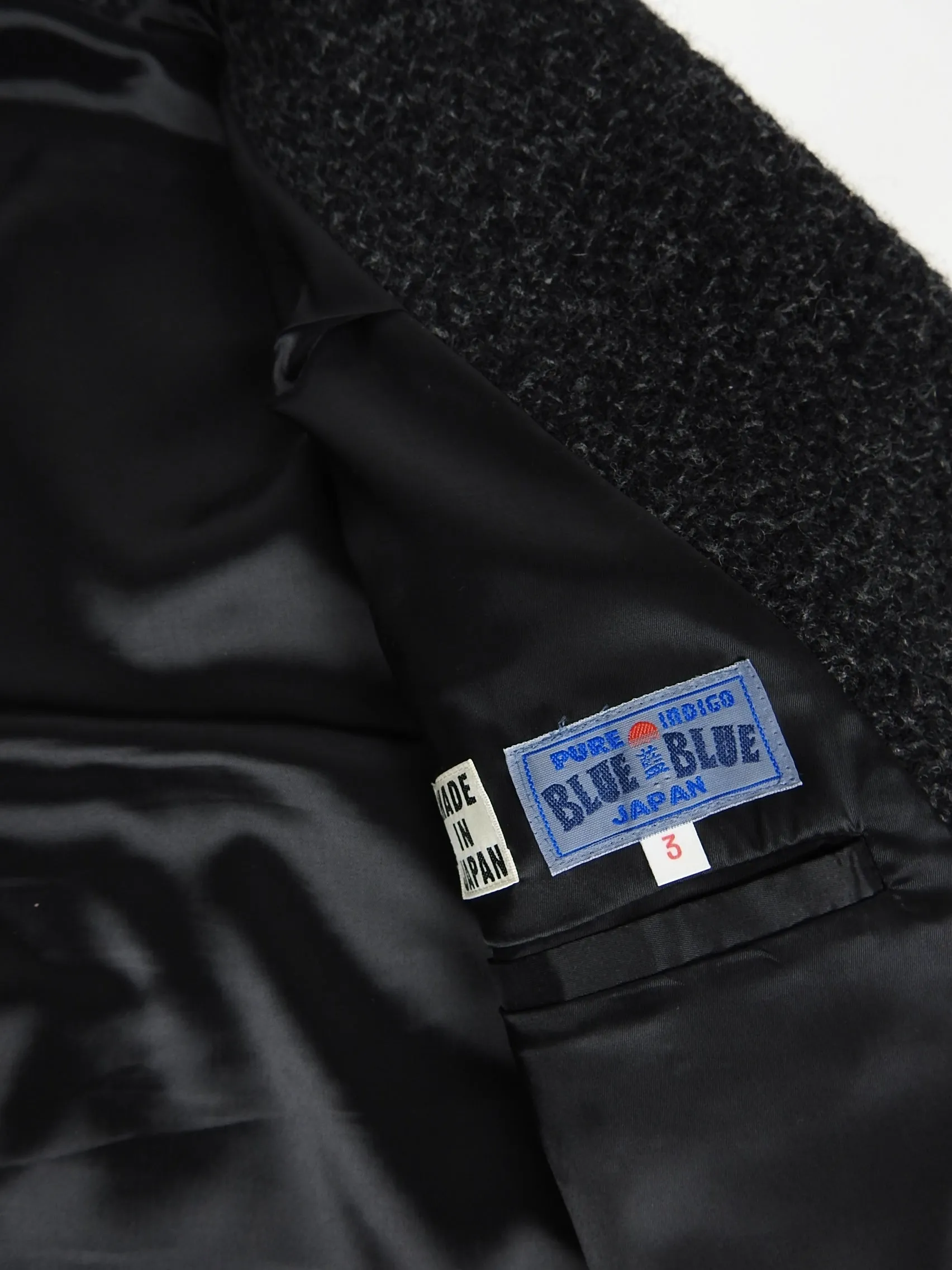 Blue Blue Japan Wool Overcoat Size 3