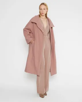 Blush Boucle Overcoat