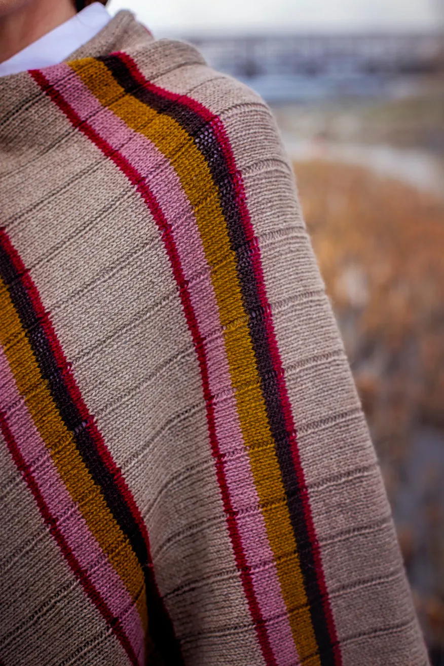 Brookside, a poncho designed by Tayler Harris -- kit