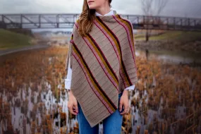Brookside, a poncho designed by Tayler Harris -- kit
