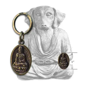 Buddha Medallion Pet Dog Collar Charm