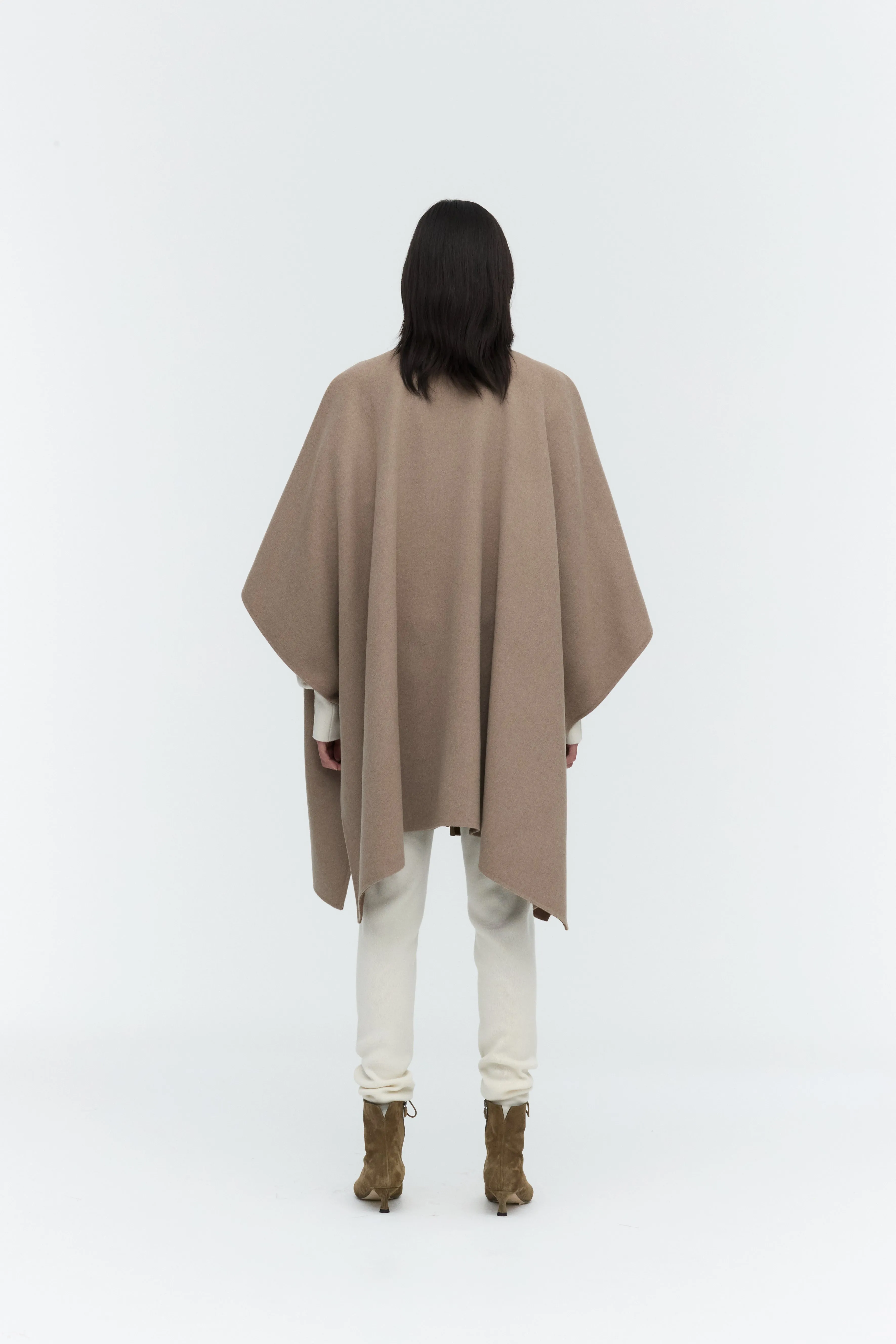Cashmere Blend Poncho
