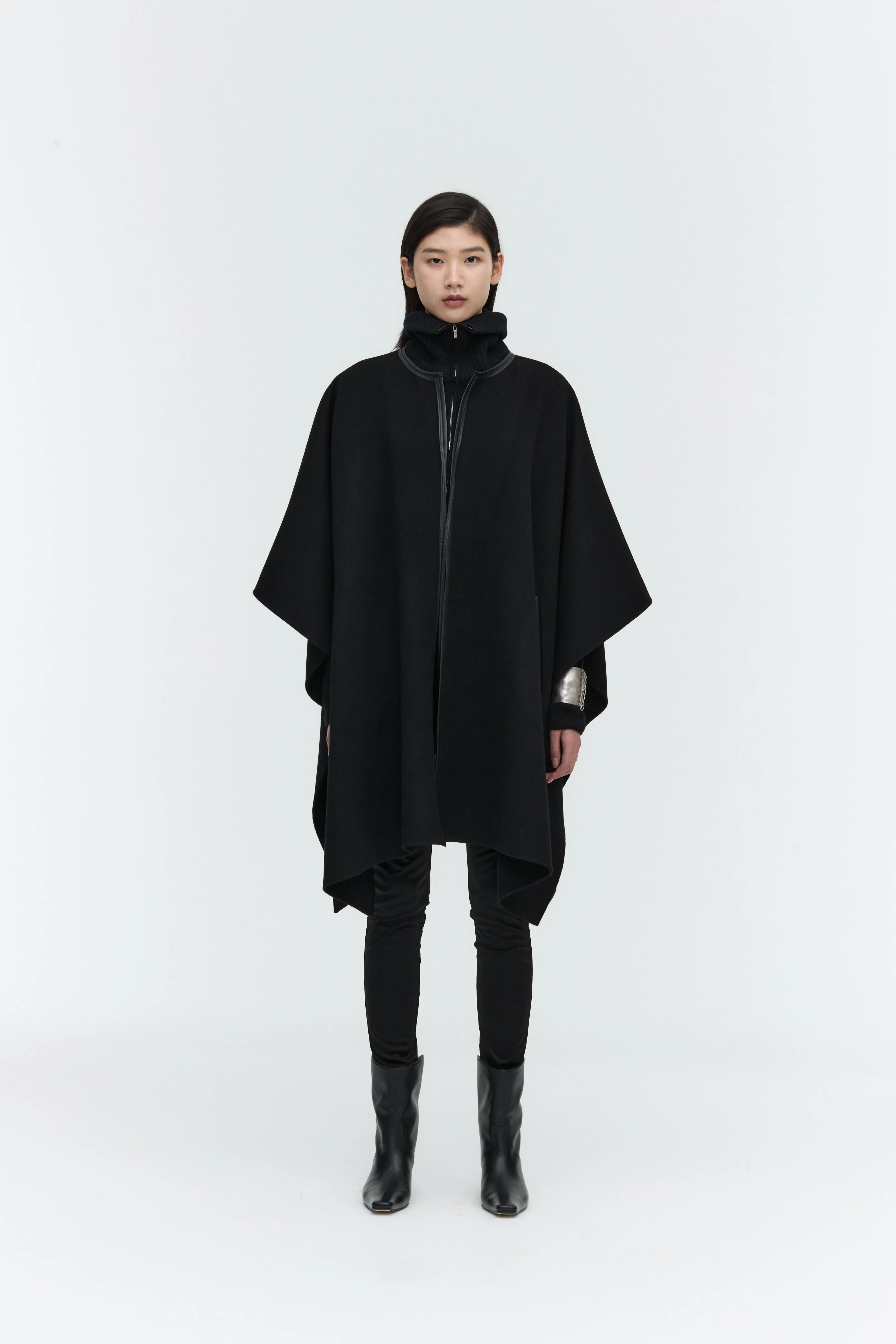 Cashmere Blend Poncho