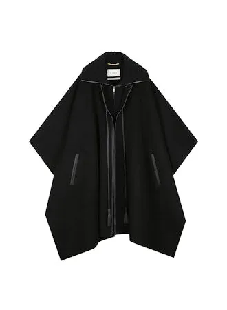 Cashmere Blend Poncho