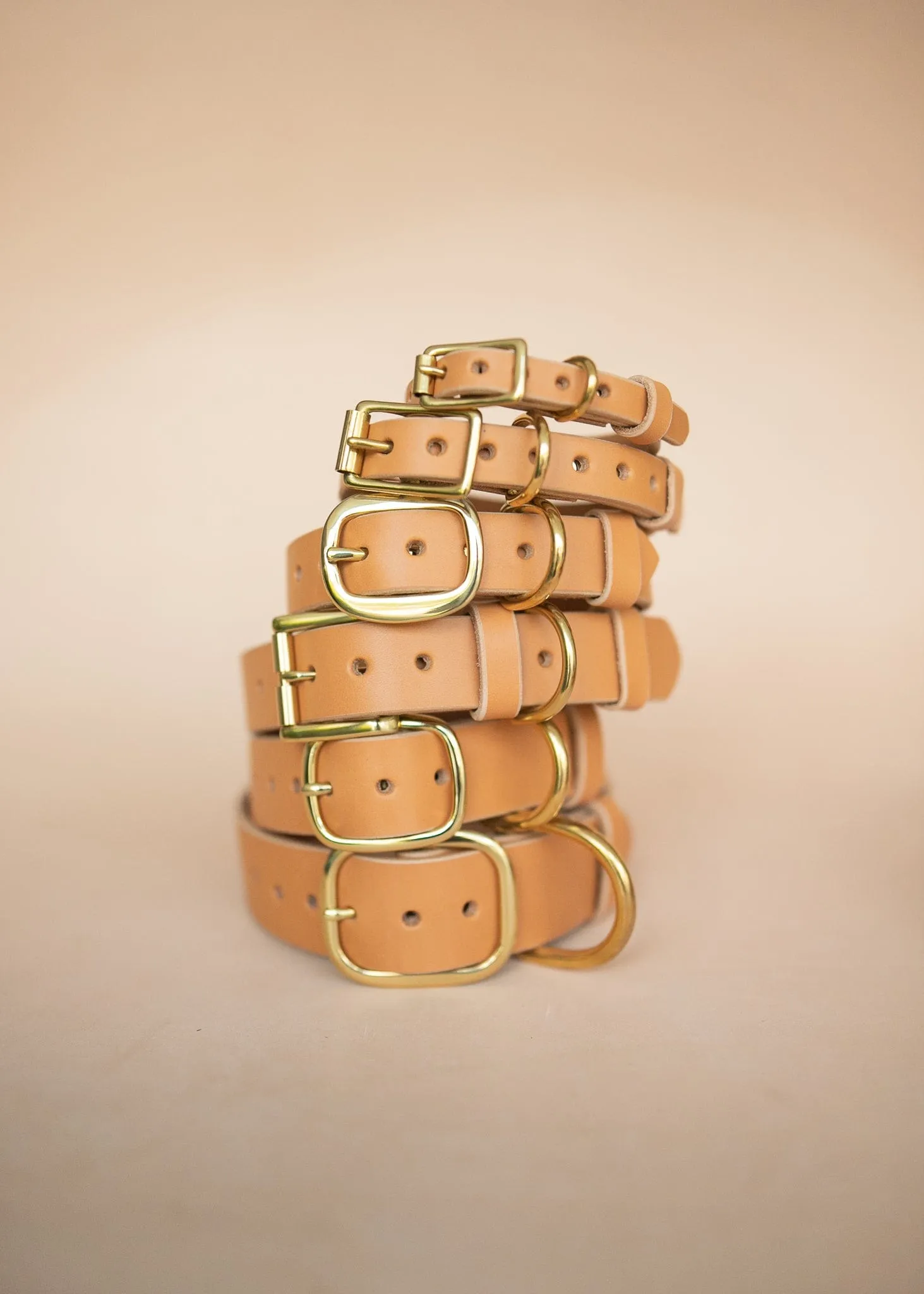 Classic Dog Collar - 32mm - Natural