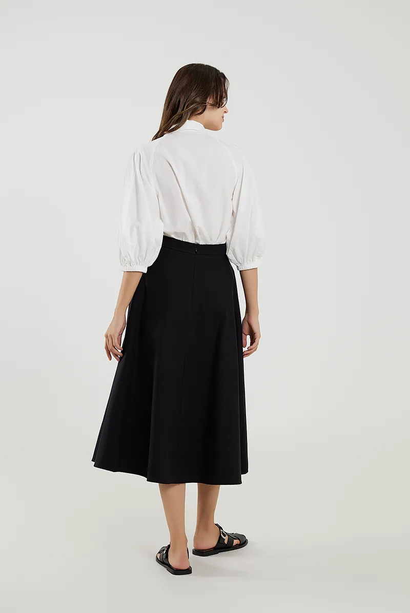 Classic Round Midi Skirt