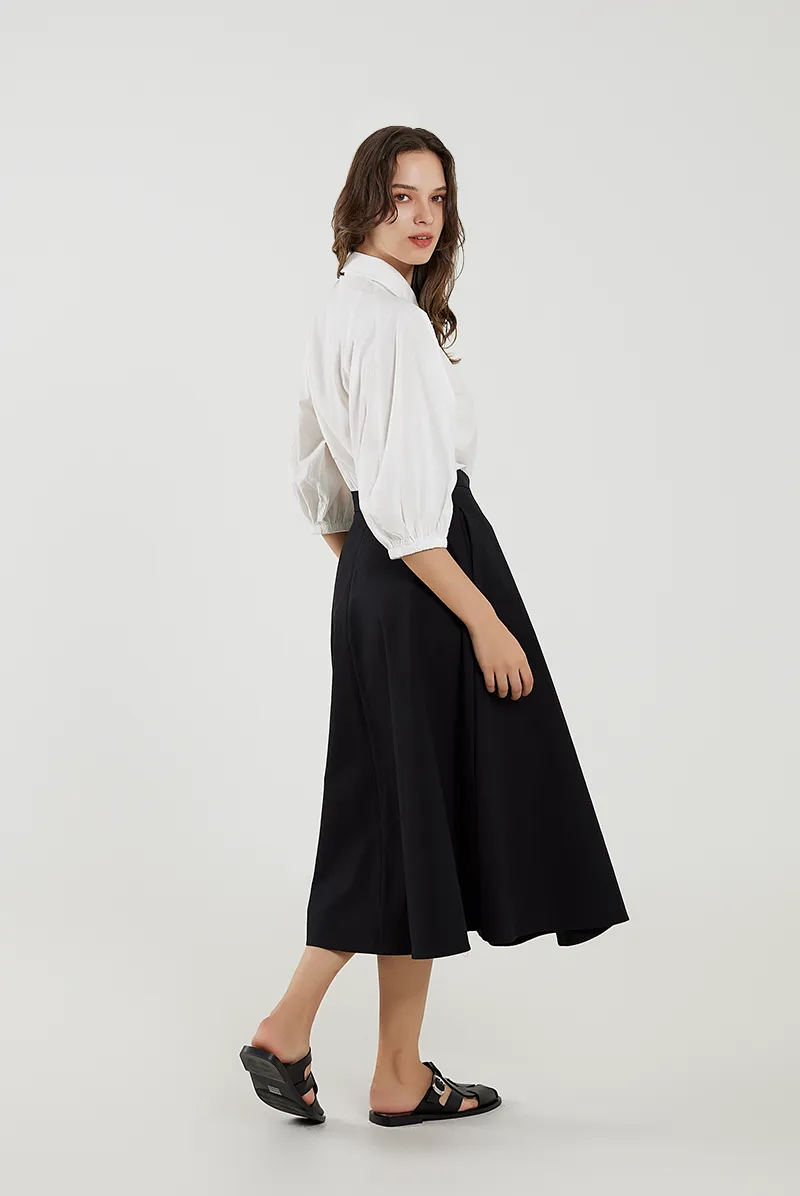 Classic Round Midi Skirt