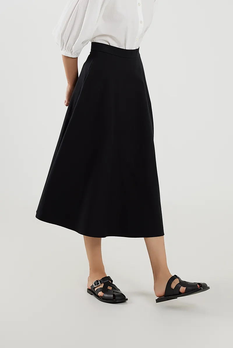 Classic Round Midi Skirt