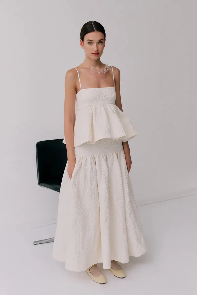 CLEA | Denver Jacquard Skirt - Delphi