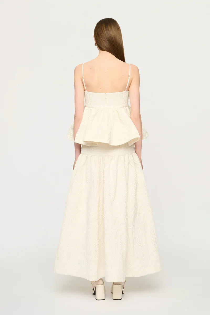 CLEA | Denver Jacquard Skirt - Delphi