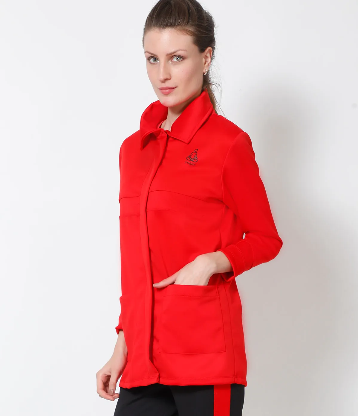 Crimson Red Long Jacket