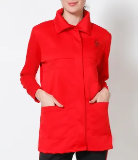 Crimson Red Long Jacket