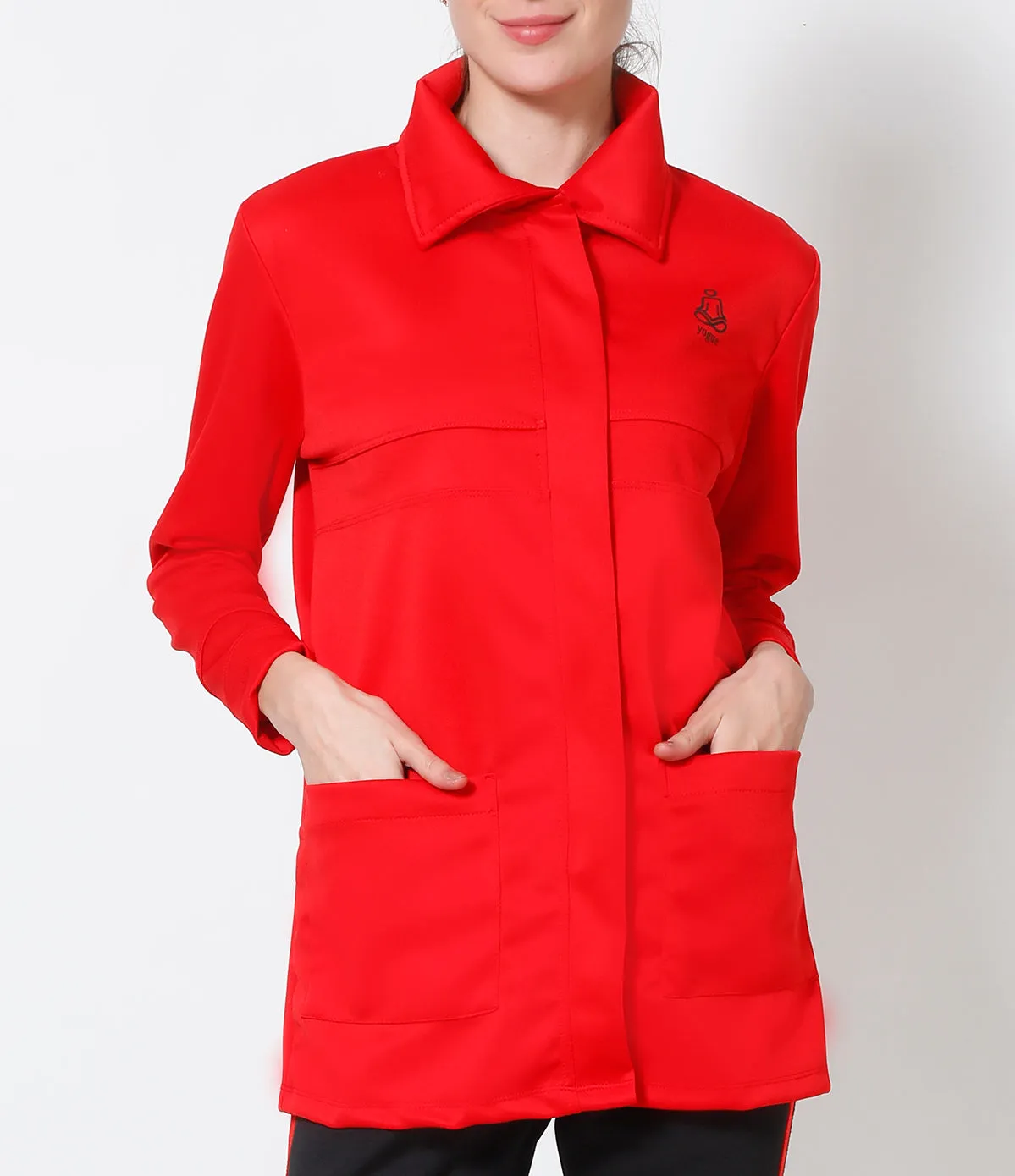 Crimson Red Long Jacket