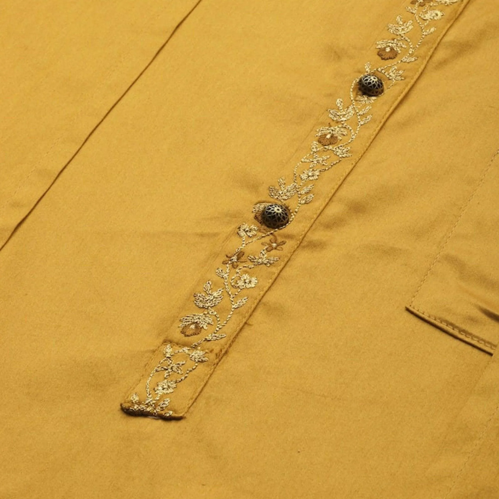 Custom made embroidered men wedding kurta pajama set , 100% cotton  yellow kurta for men , Indian Men Tunic , multistyle kurta , xl to 4xl