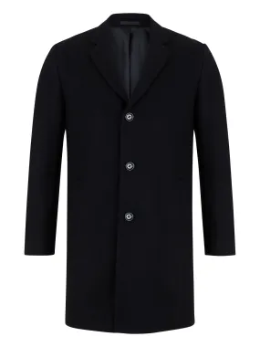 Daniel Grahame 90337 00 Black Osbourne Overcoat