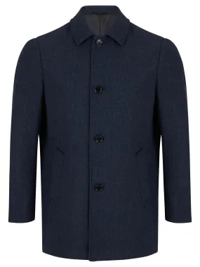 Daniel Grahame 90604 28 Slate Blue Bales Overcoat