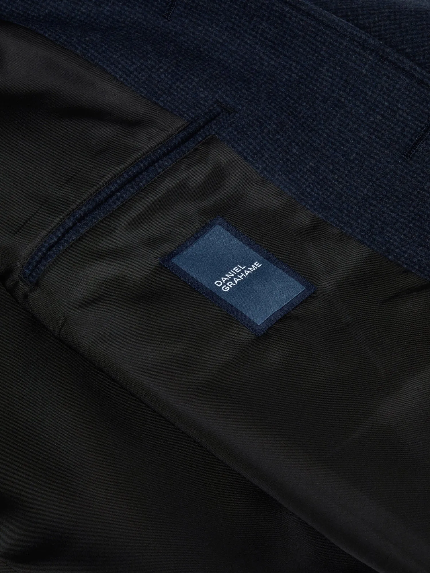 Daniel Grahame 90604 28 Slate Blue Bales Overcoat