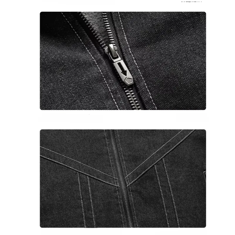 Denim Jacket with Cozy Fleece Lining