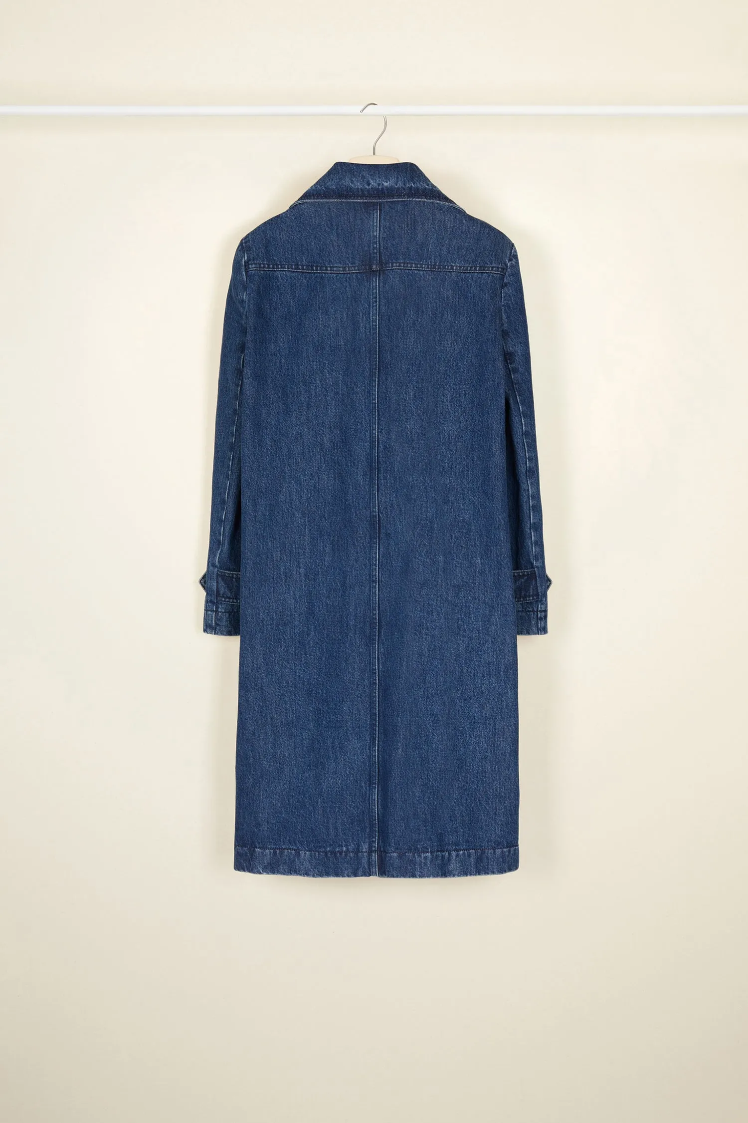 Denim overcoat