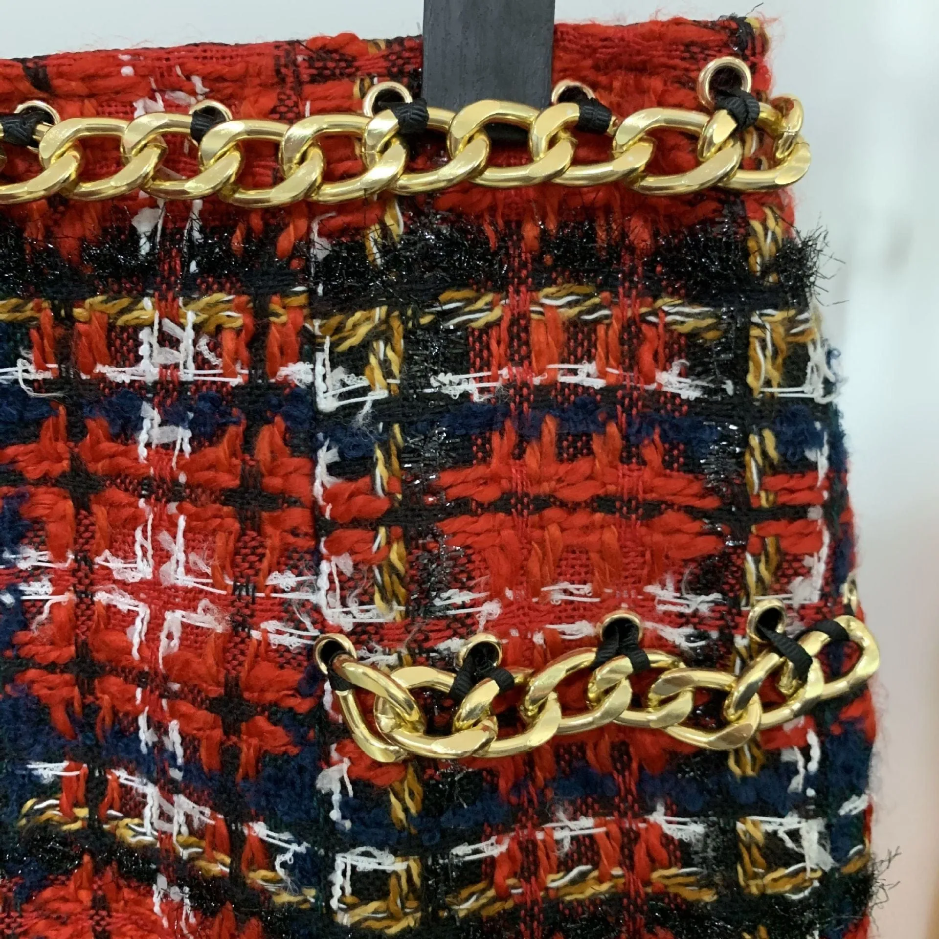 Designer Plaid Tweed Set