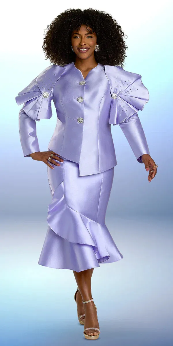 Donna Vinci Church Suit 12155-Lavender