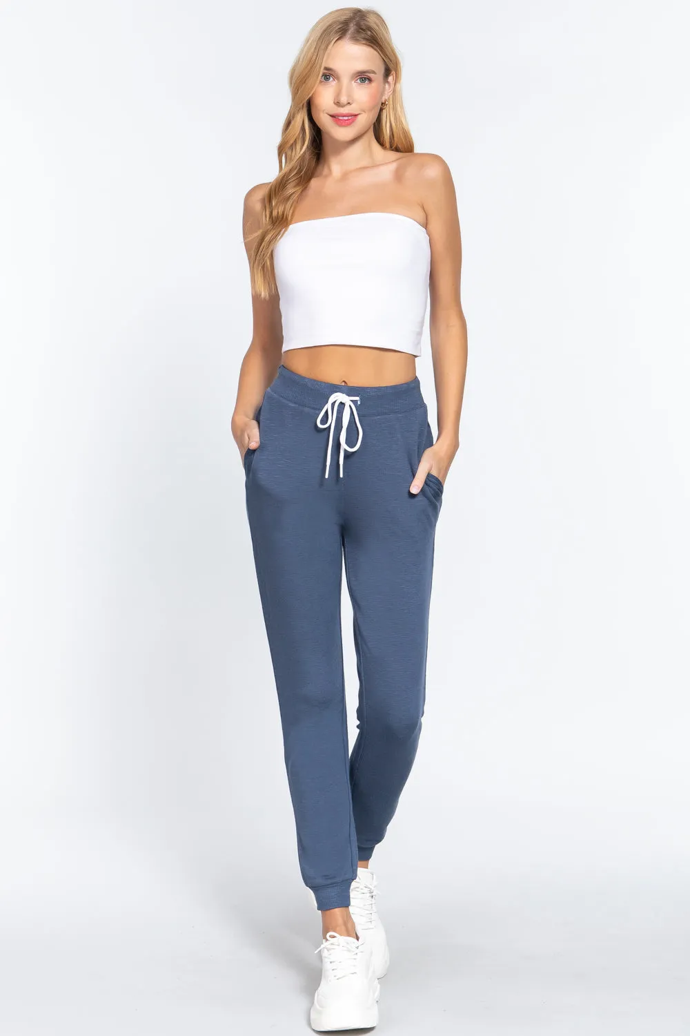 Dusty Blue Sweatpants