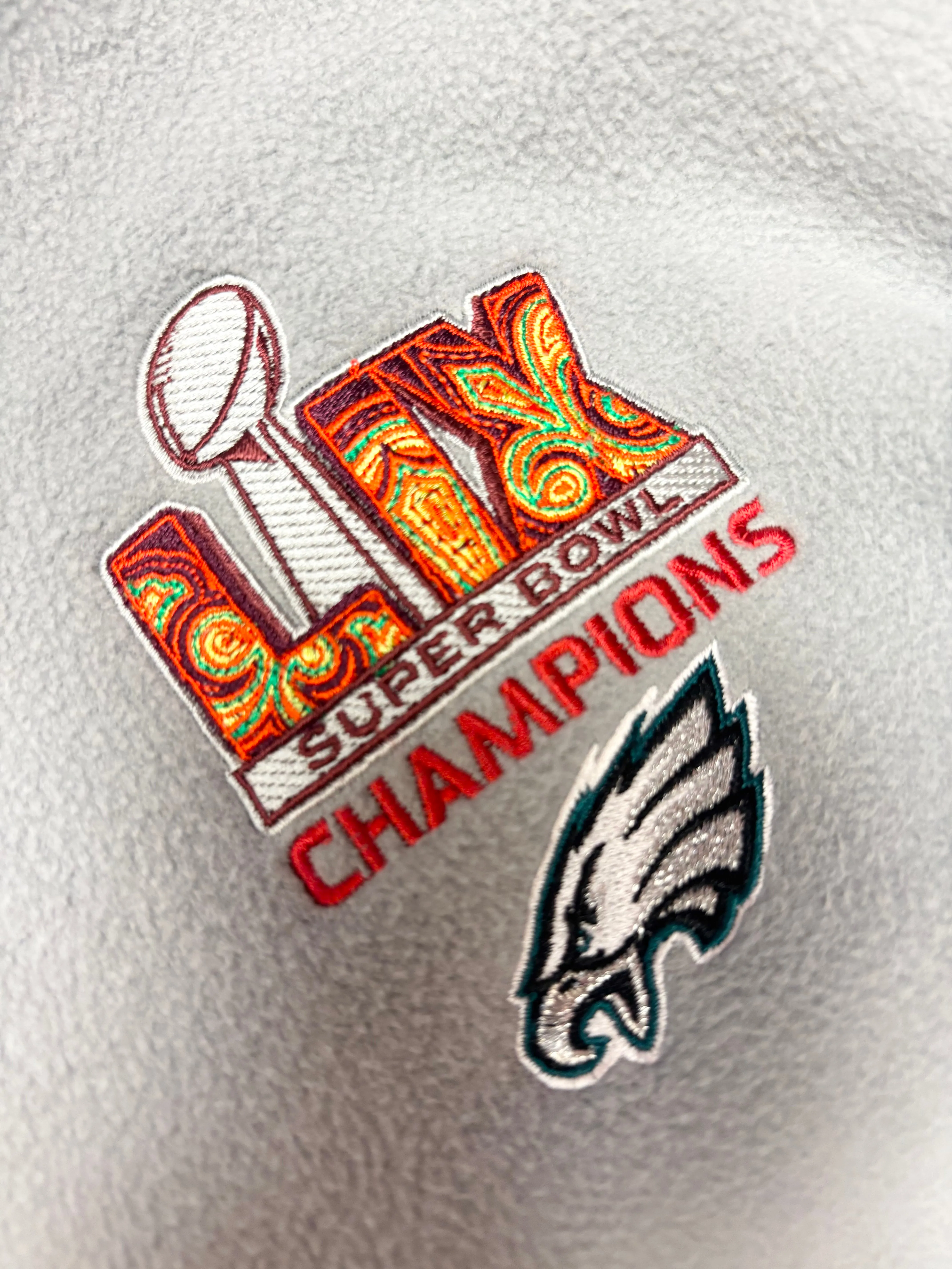 Eagles Fleece Super Bowl Champions Full Zip Jacket