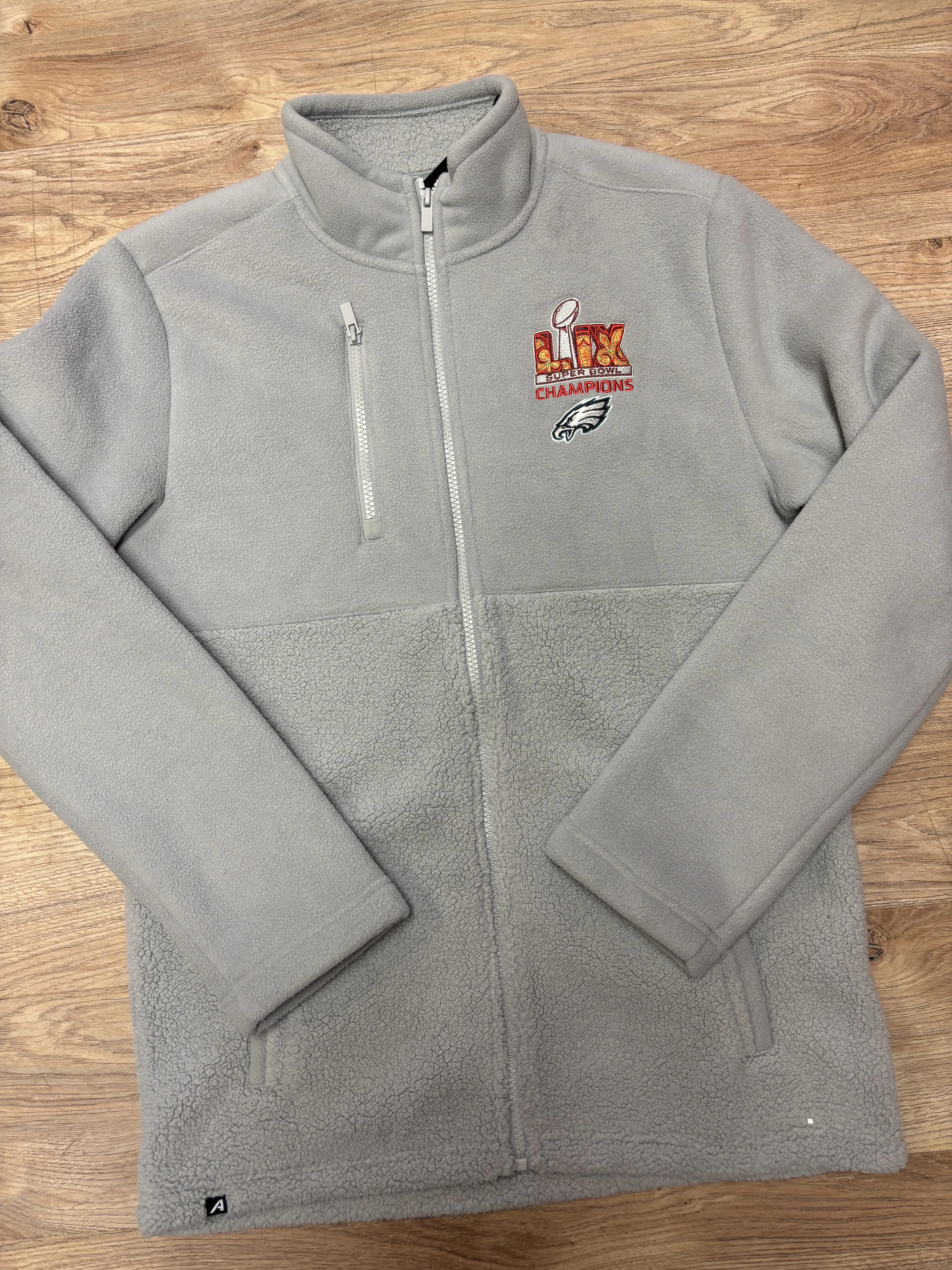 Eagles Fleece Super Bowl Champions Full Zip Jacket