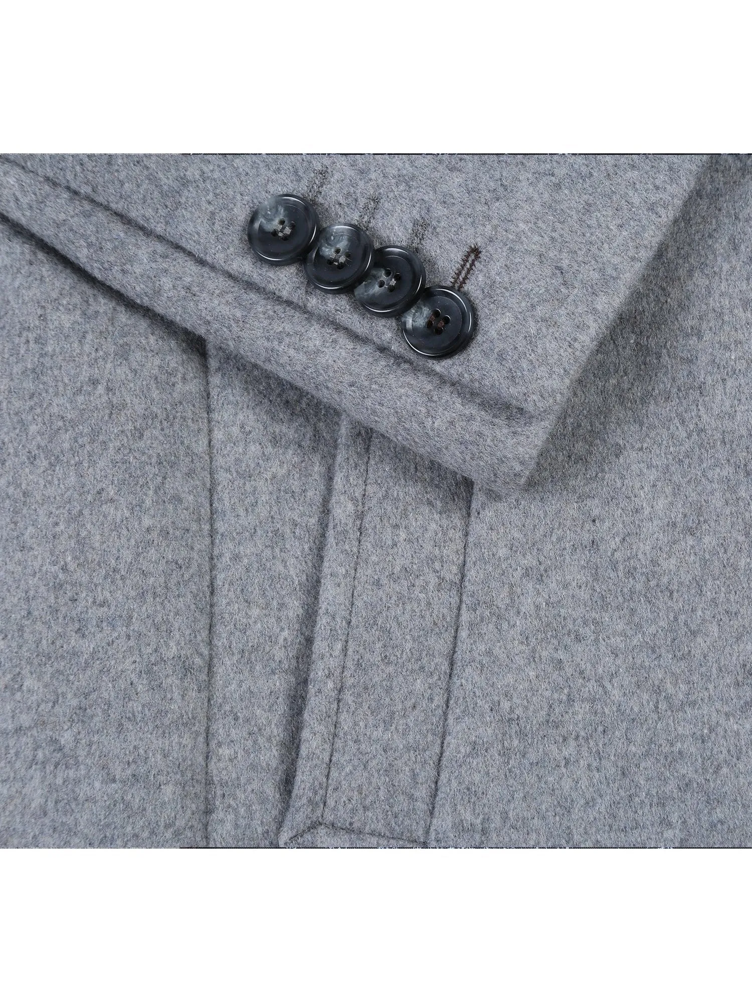 English Laundry Wool Blend Breasted Light Grey Top Coat