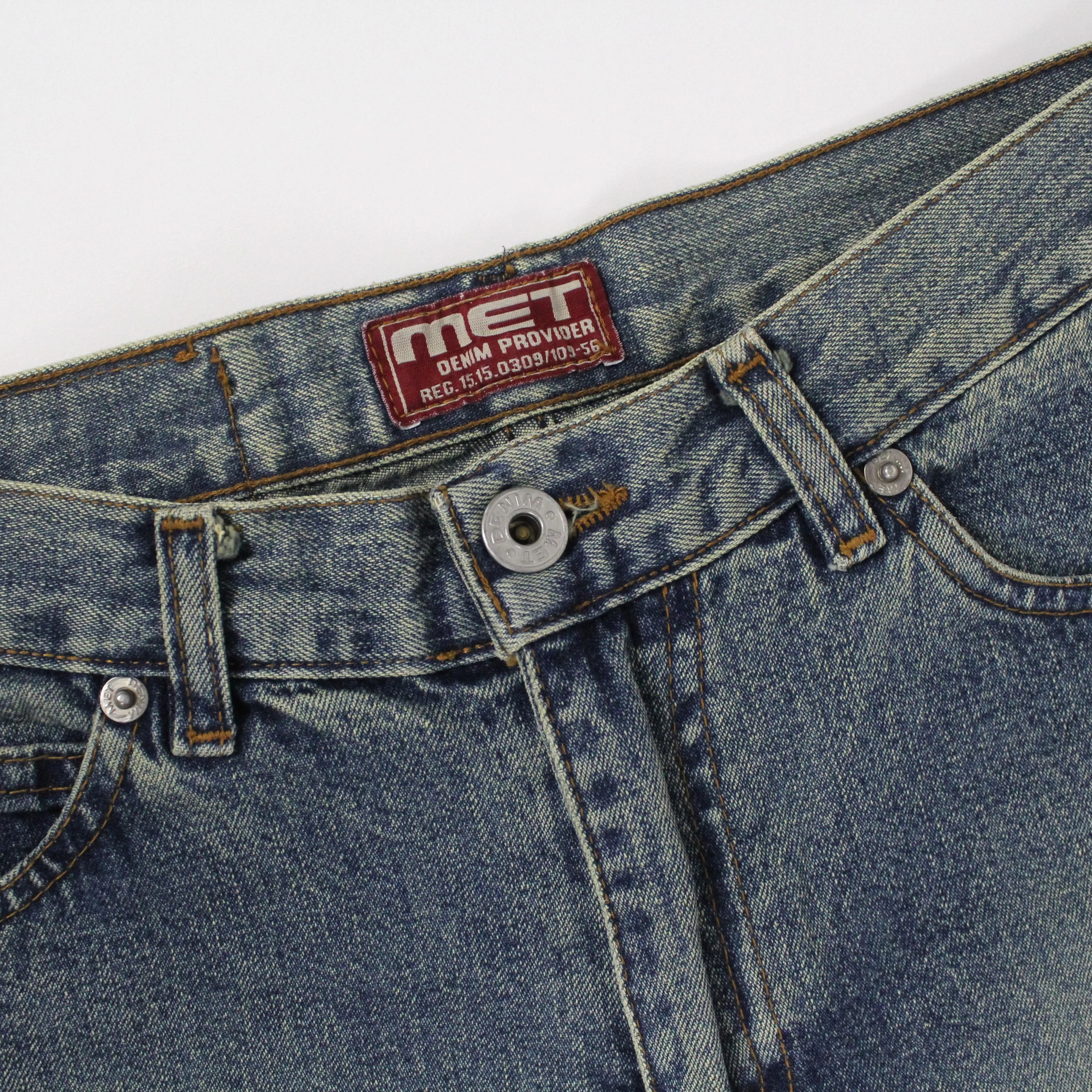 Euro Y2K Denim Skirt (XS)