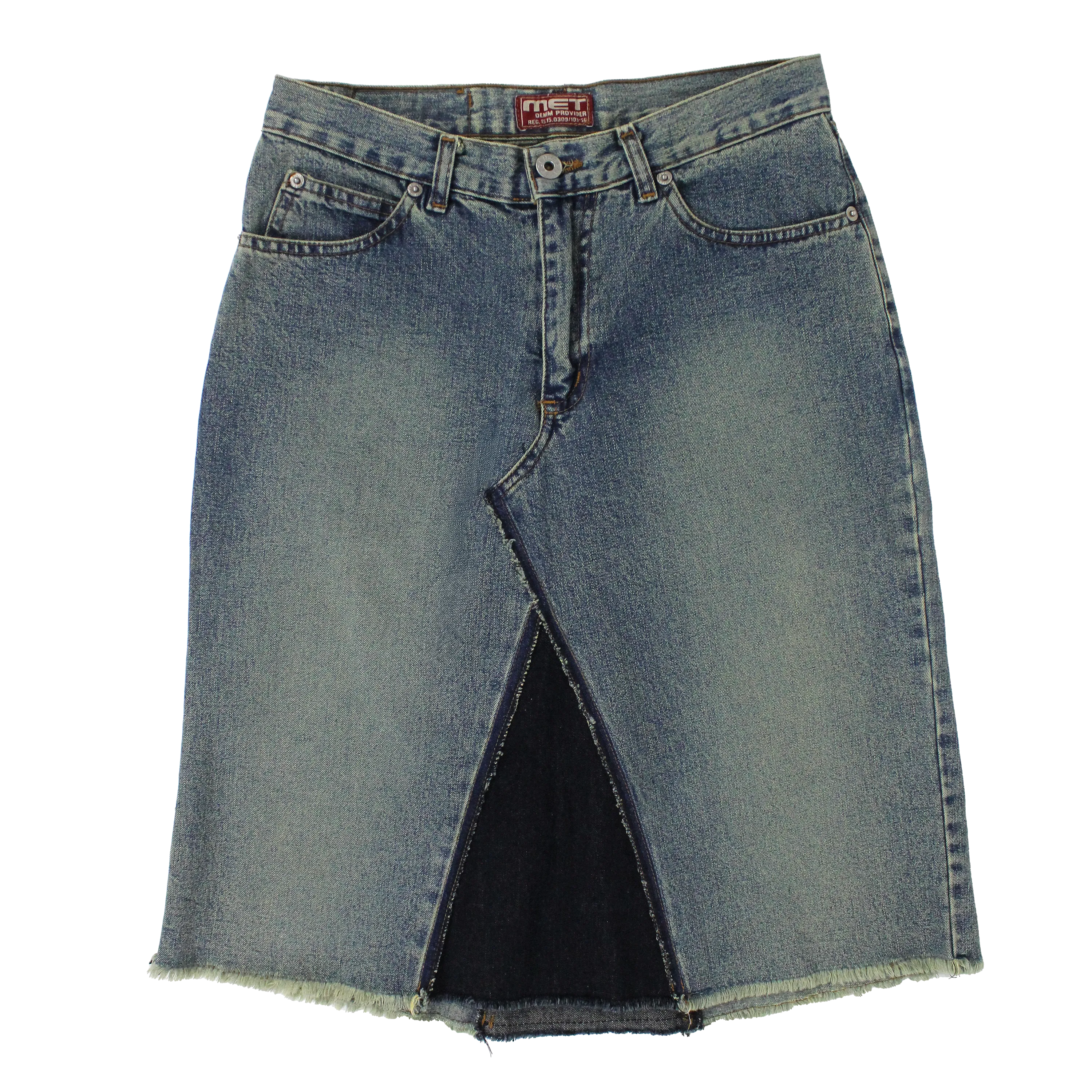 Euro Y2K Denim Skirt (XS)