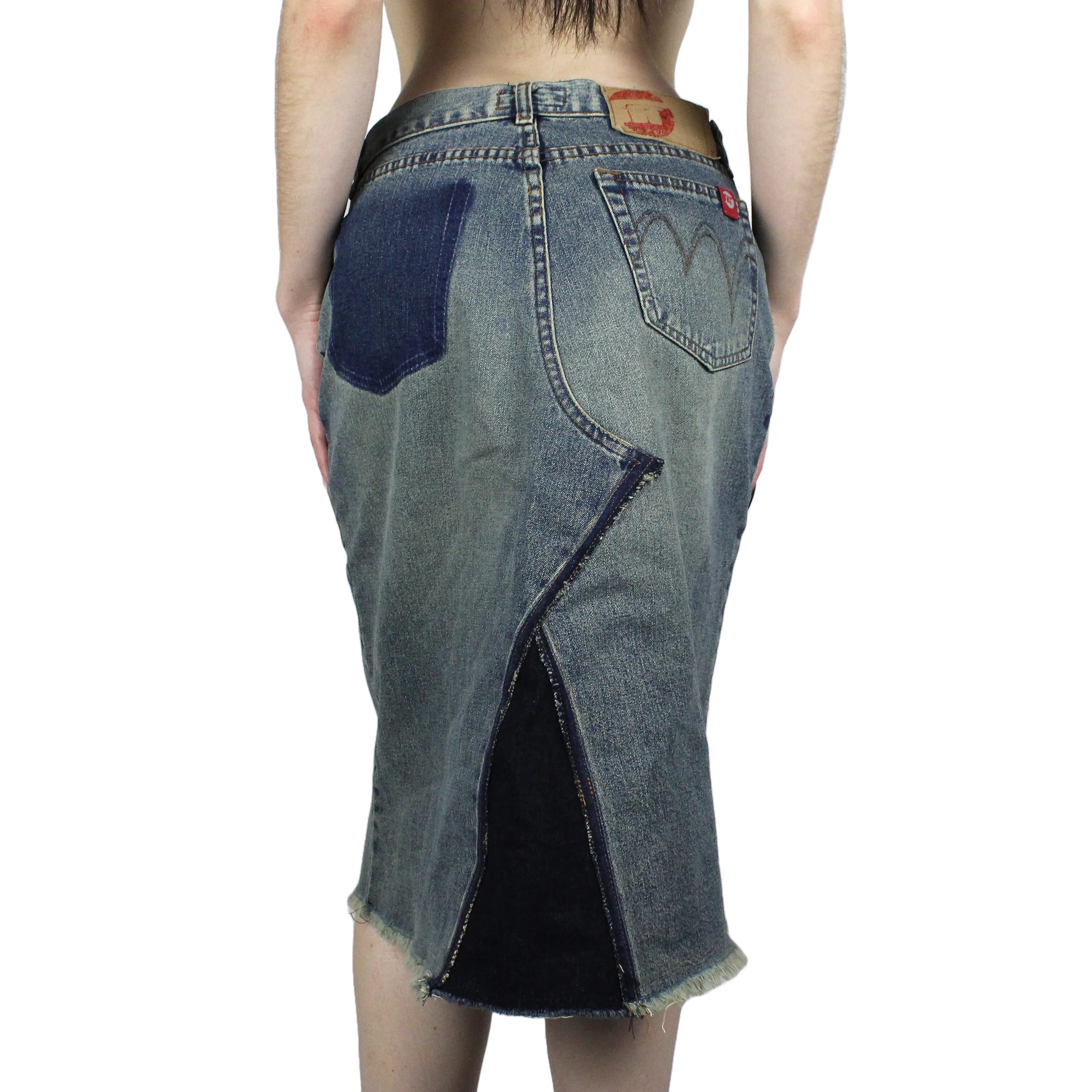 Euro Y2K Denim Skirt (XS)