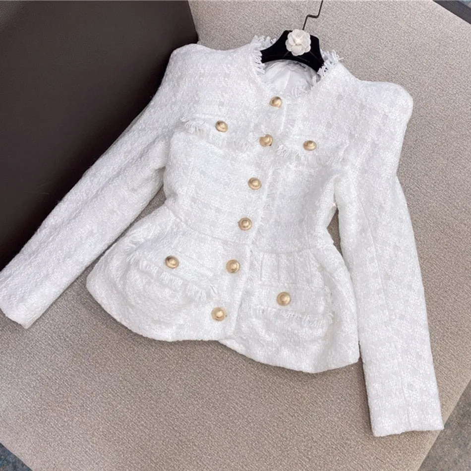 Exclusive Elegant Tweed Short Set
