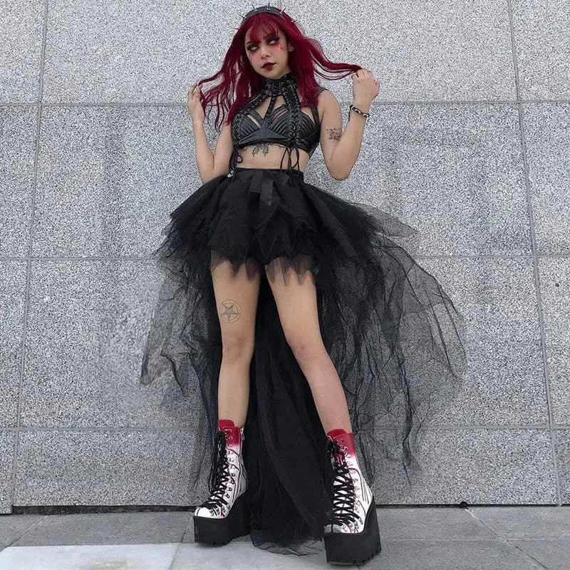 Fairy Grunge Layered Tutu Skirt